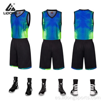 Ropa de baloncesto de baloncesto barato sublimación de baloncesto